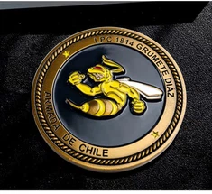 3D dizajn 40. godišnjica suvenir metalni novčić