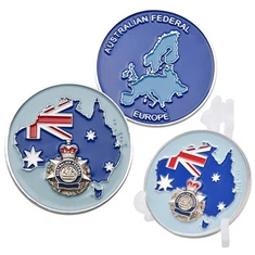 Metalni reljefni meki emajl Challenge Coins