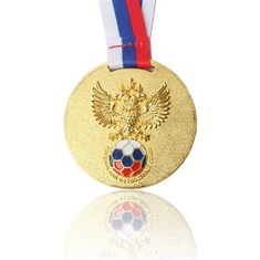 Plated Gold Custom Sports Award Medal